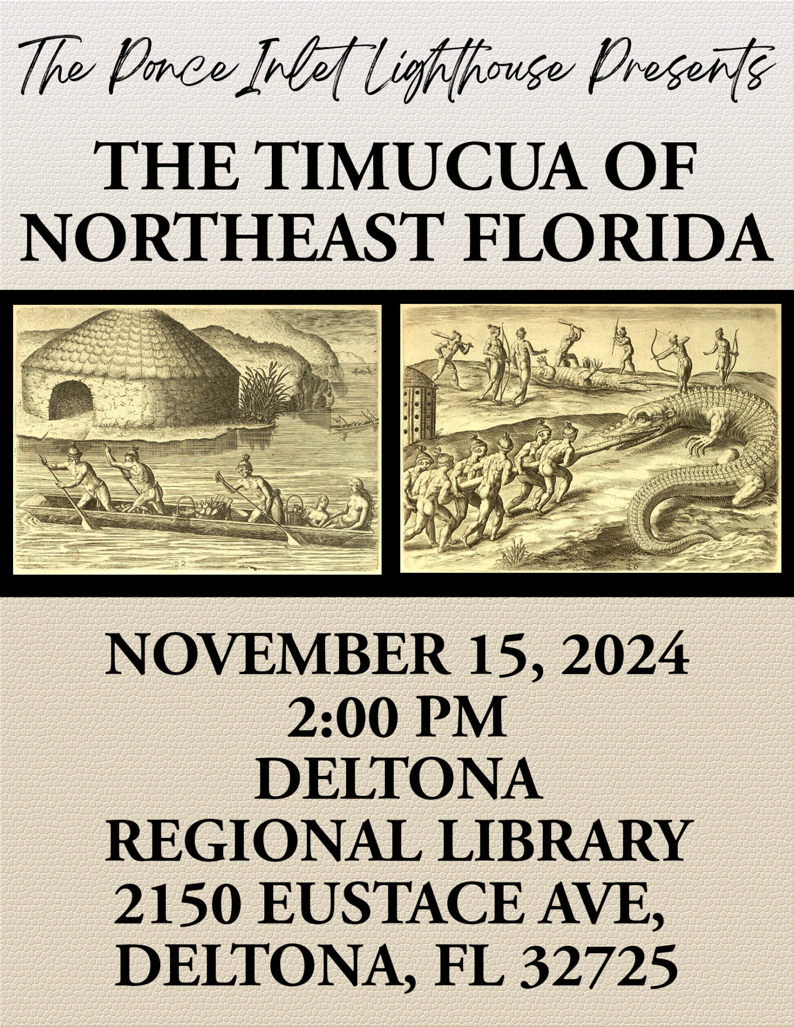 OUTREACH: The Timucua of Northeast Florida @ The Deltona Regional ...