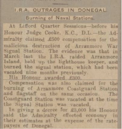 1921, October 24). I.R.A. Outrages in Donegal. Northern Whig.