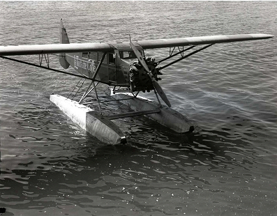 The Travel Air A-6000A (later known as the Curtiss-Wright 6B) floatplane that William Wincapaw flew in 1929.