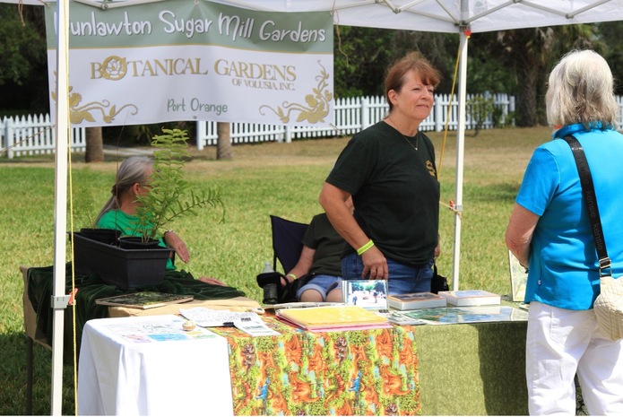 Dunlawton Sugar Mill and Botanical Gardens display at Florida Heritage Day 2023